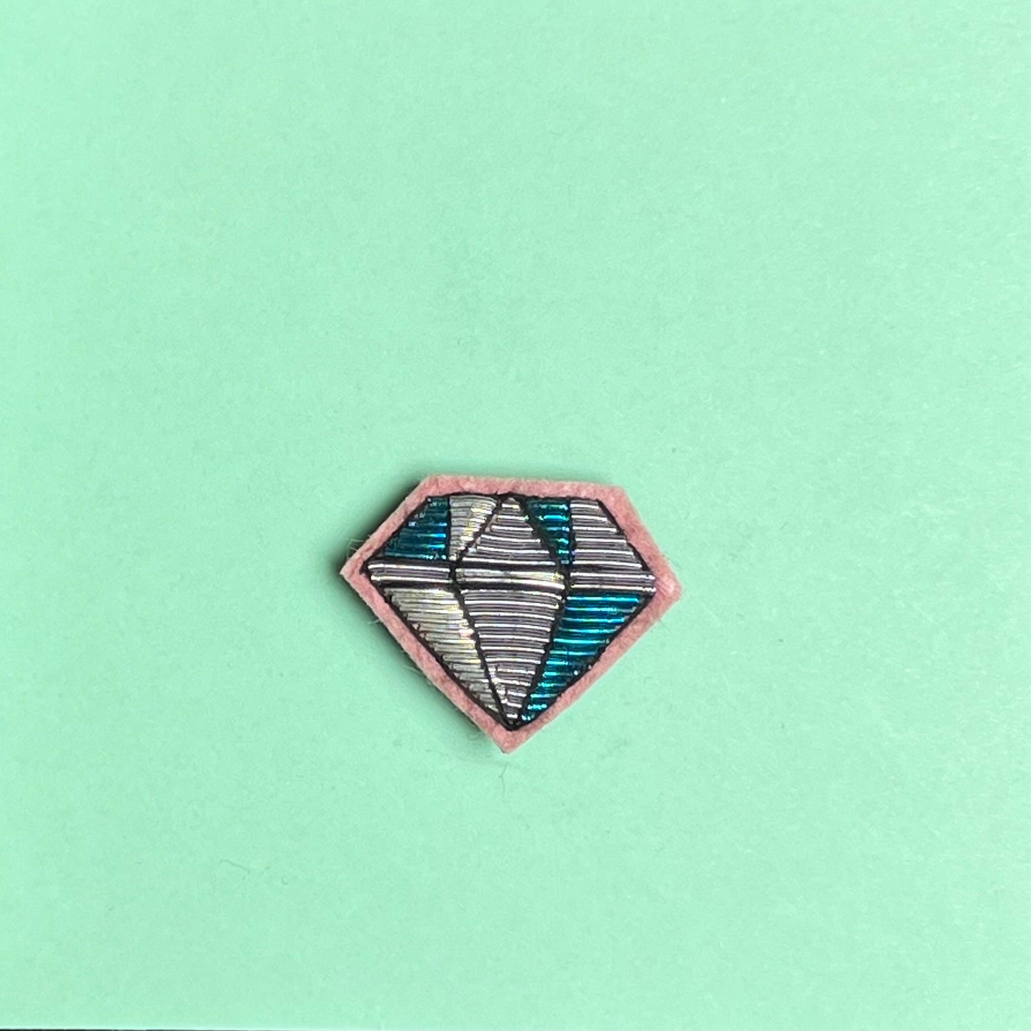BROCHE - DIAMANT BLEU