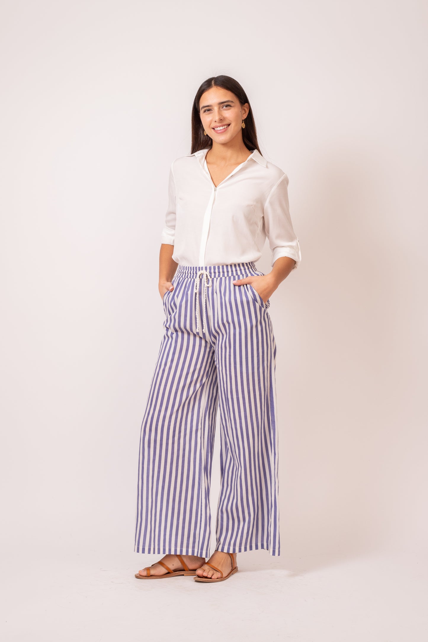 PANTALON SUNNY RAYE BLEU