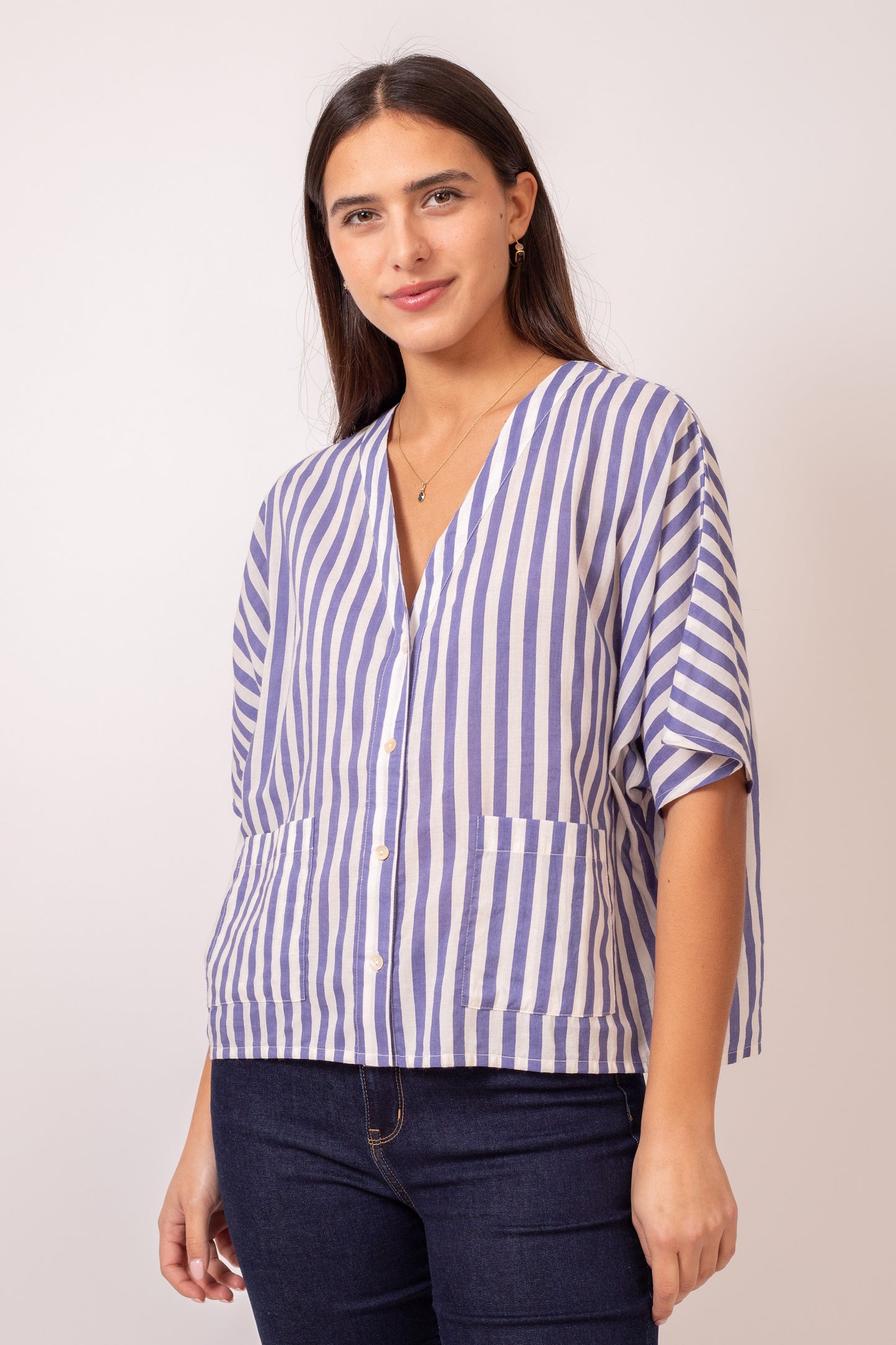 CHEMISE ALTIA RAYURE BLEU