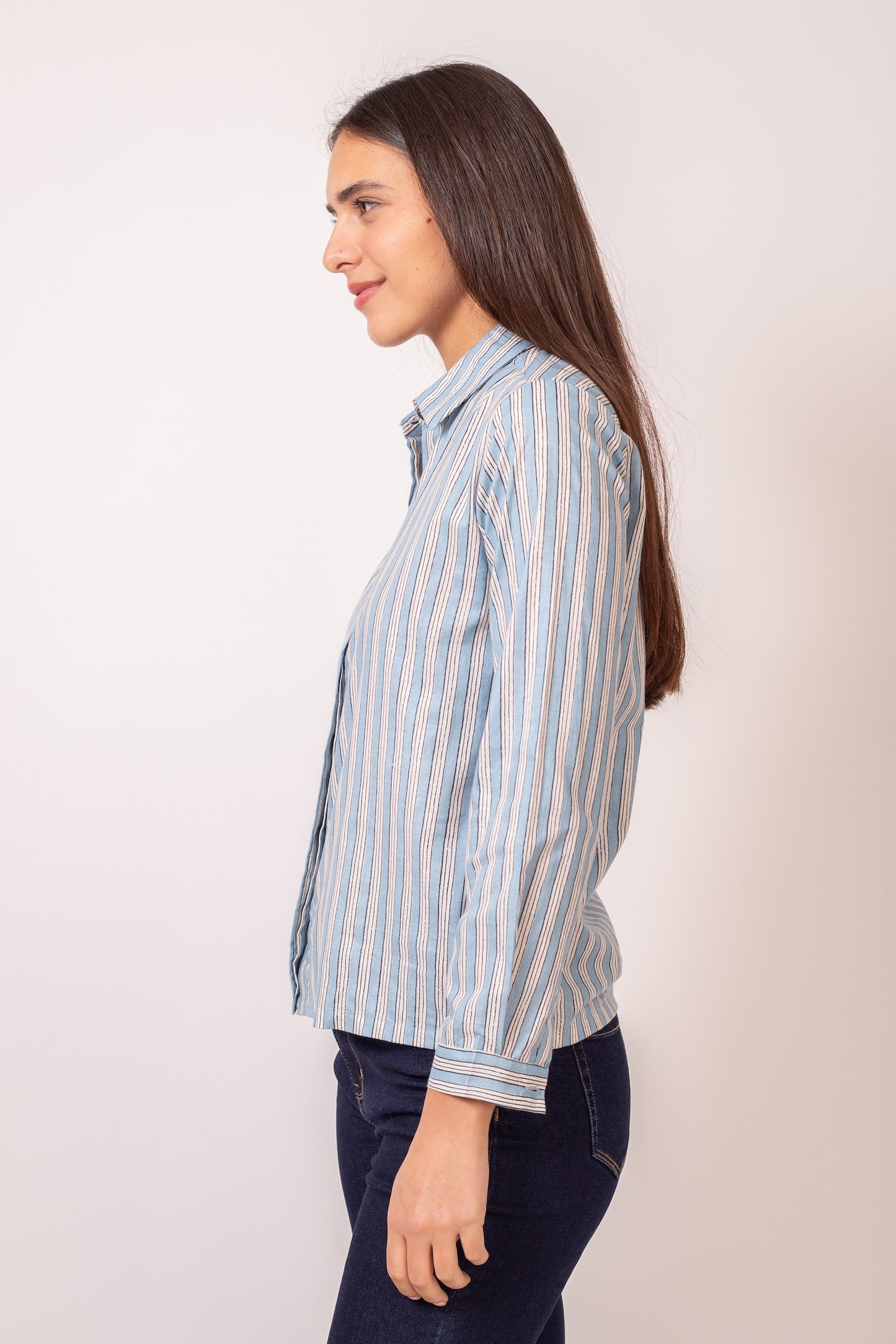 CHEMISE HIDEKI OSAKA BLEU