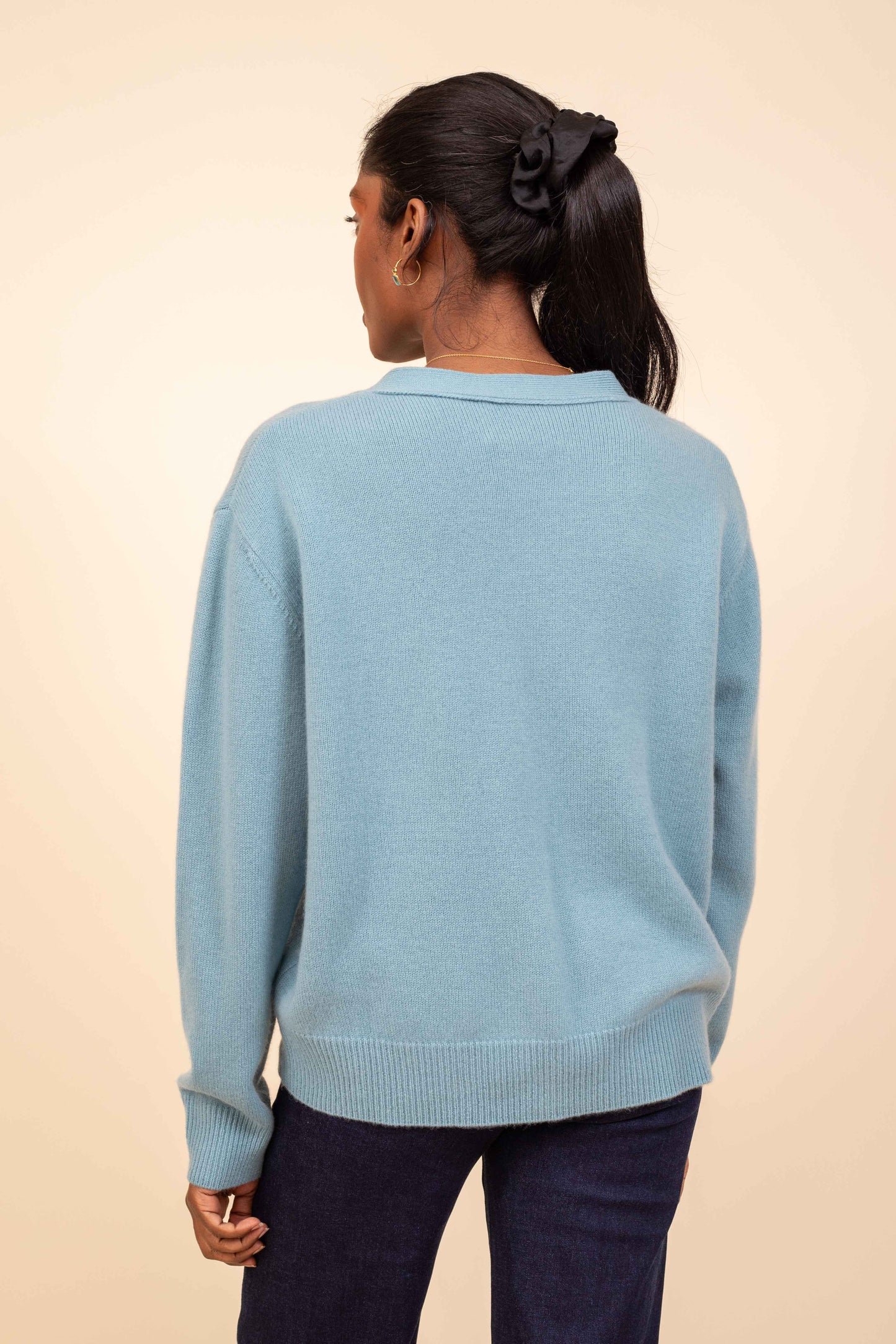 CARDIGAN MILAN AQUA