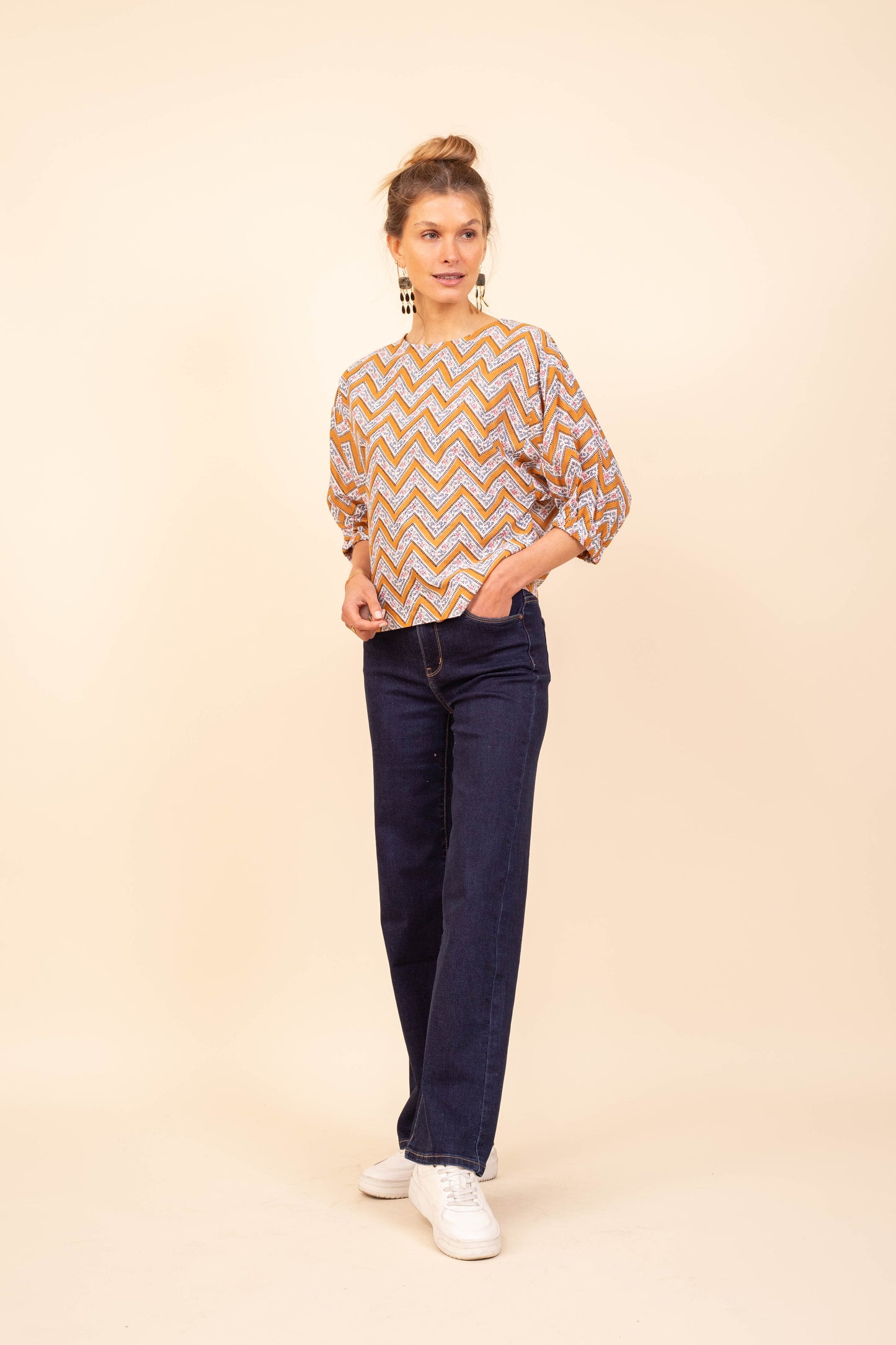 BLOUSE WINONA ZIGZAG