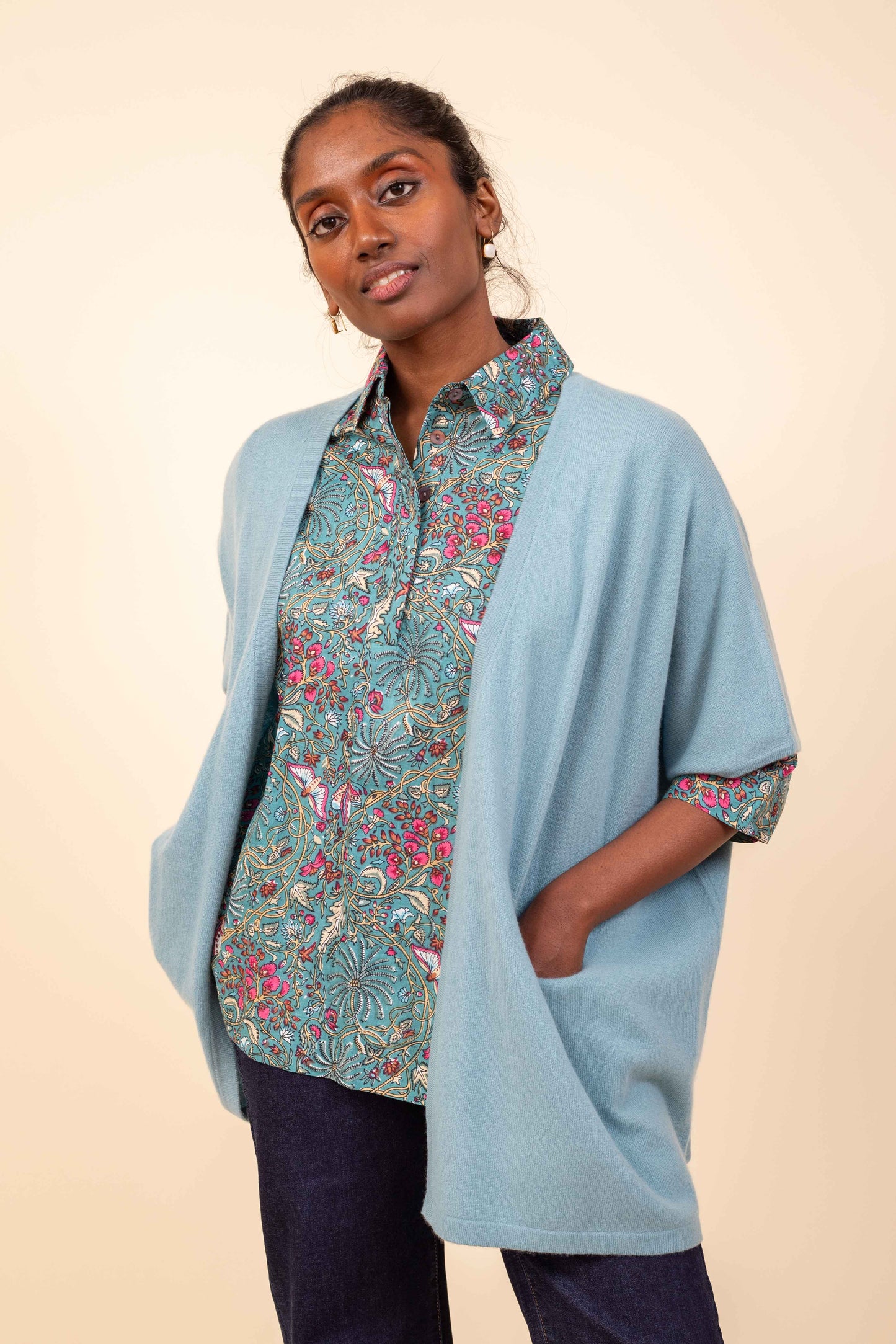 GILET YOKO HORTENSIA