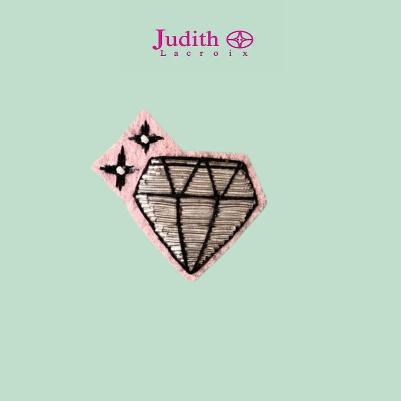 BROCHE - DIAMANT BLANC