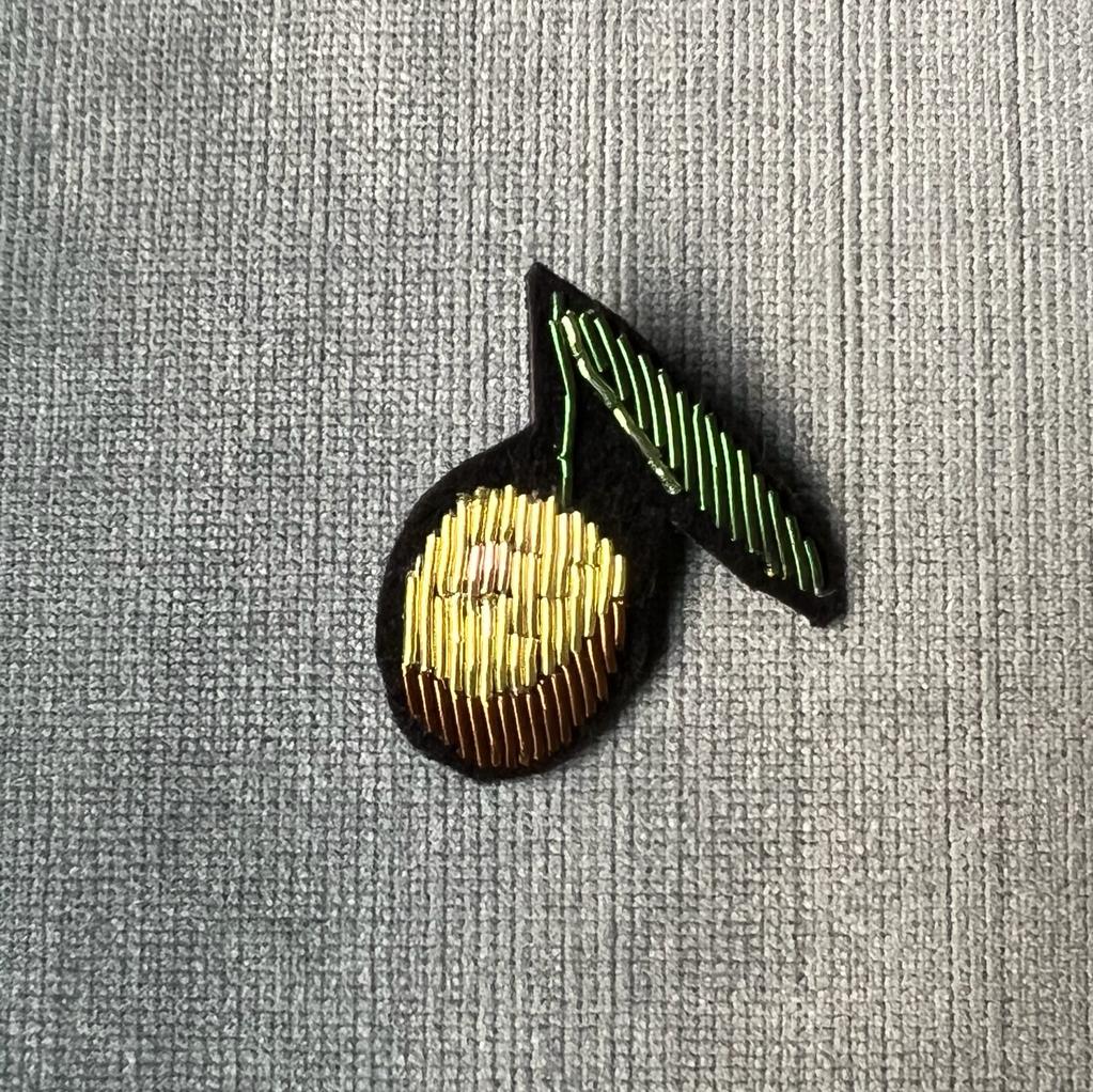 BROCHE - OLIVE