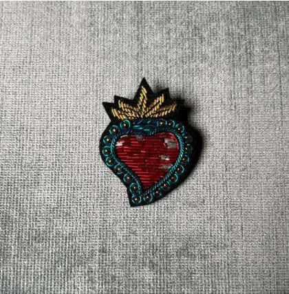 BROCHE - CŒUR PASSION