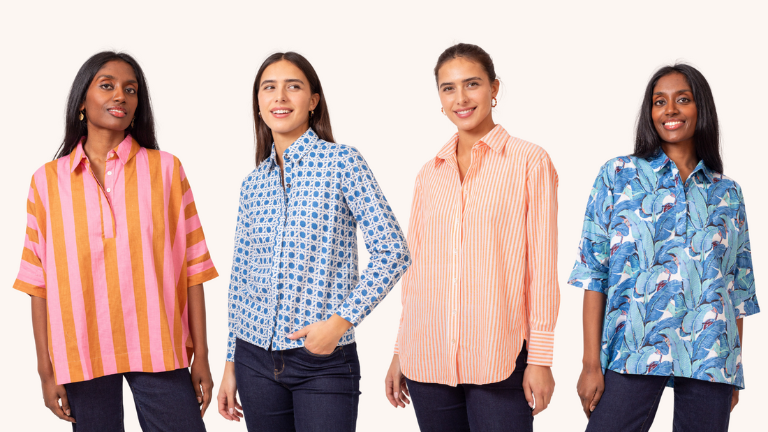 Les chemises imprimées et colorées : l’essentiel du printemps
