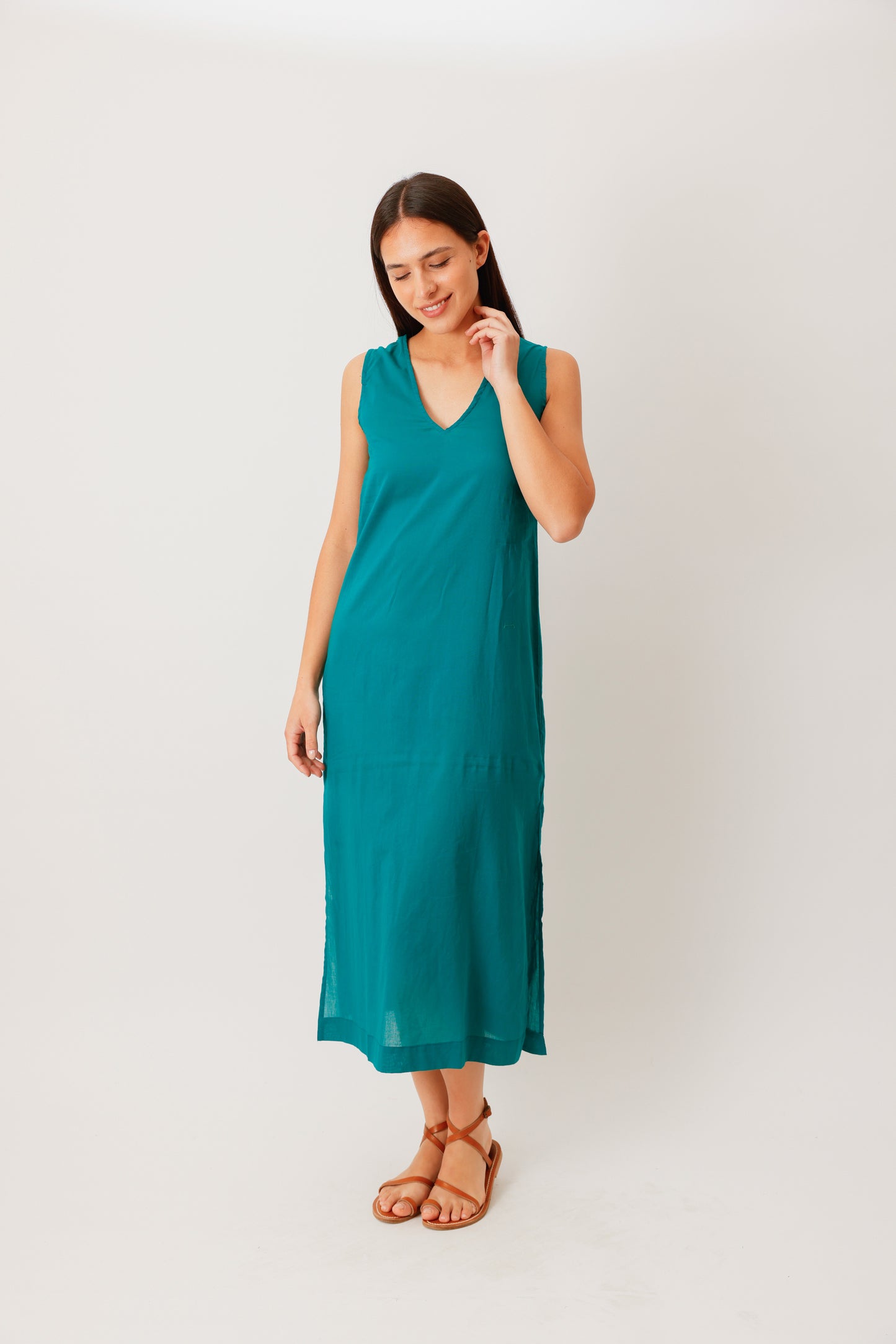 ROBE LONGUE ANETTE CANARD