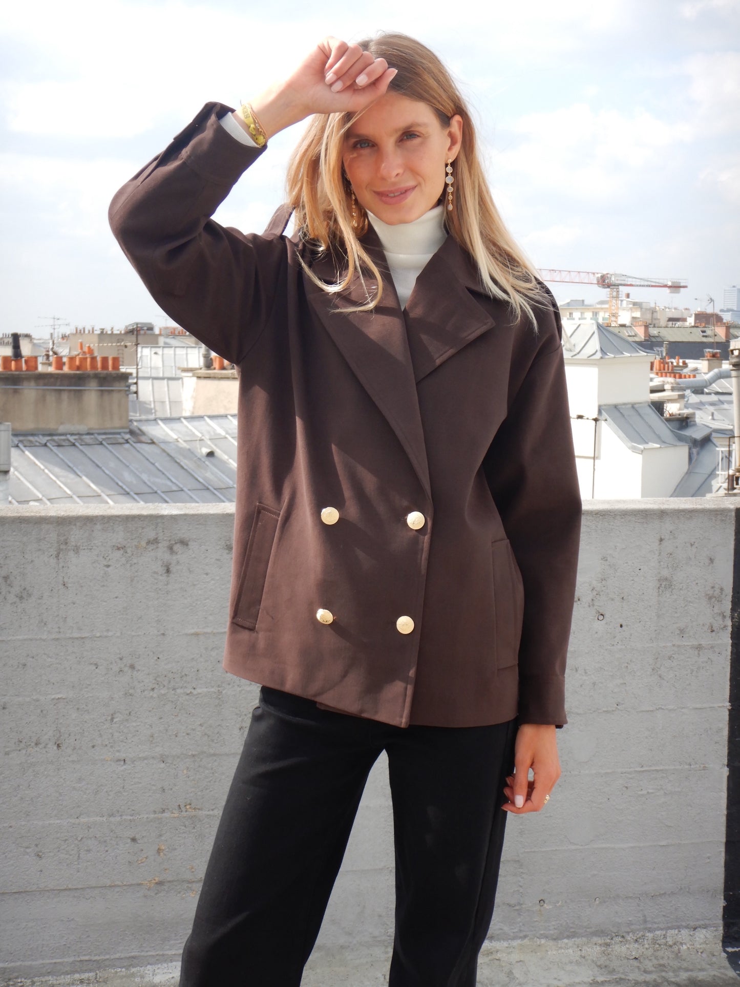 BLOUSON BALNEAIRE CHOCO