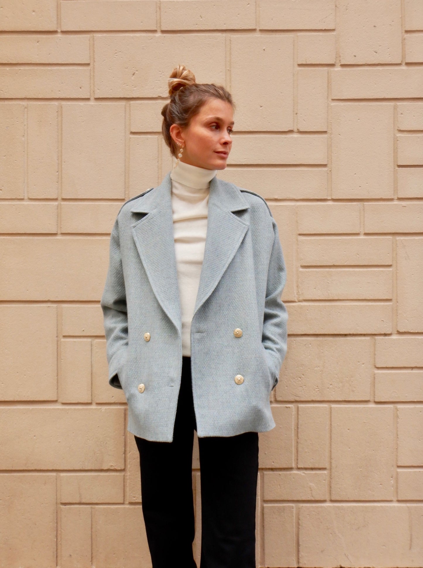 BLOUSON BALNEAIRE BLEU