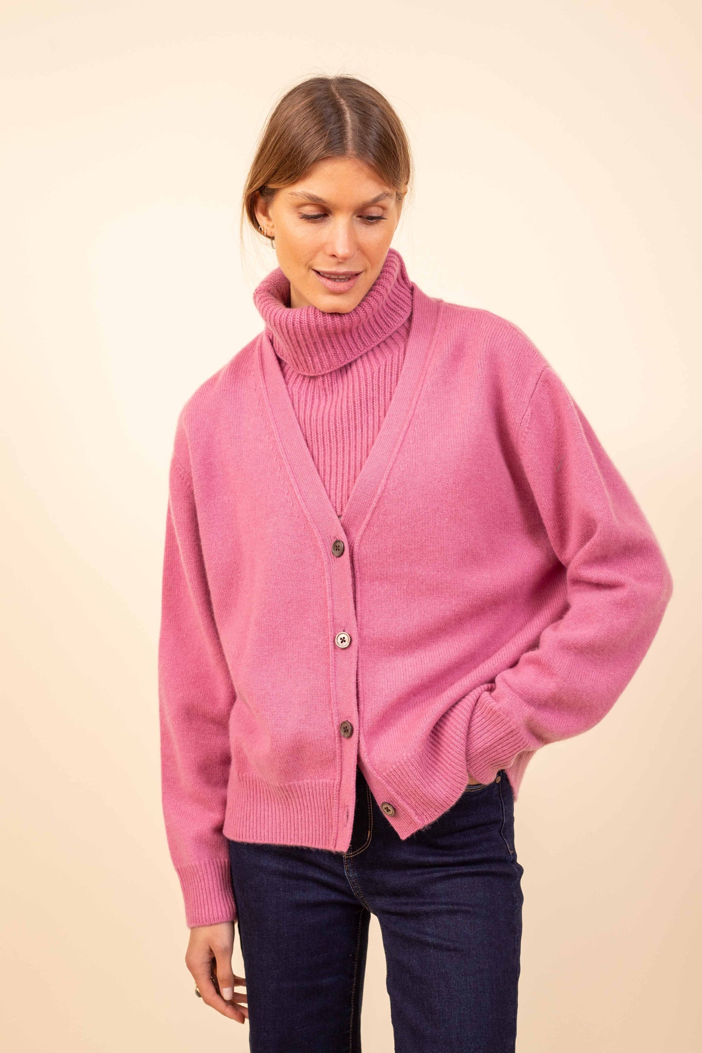 CARDIGAN MILAN  ROSE