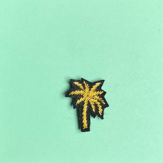 Brooch - Palm tree gold