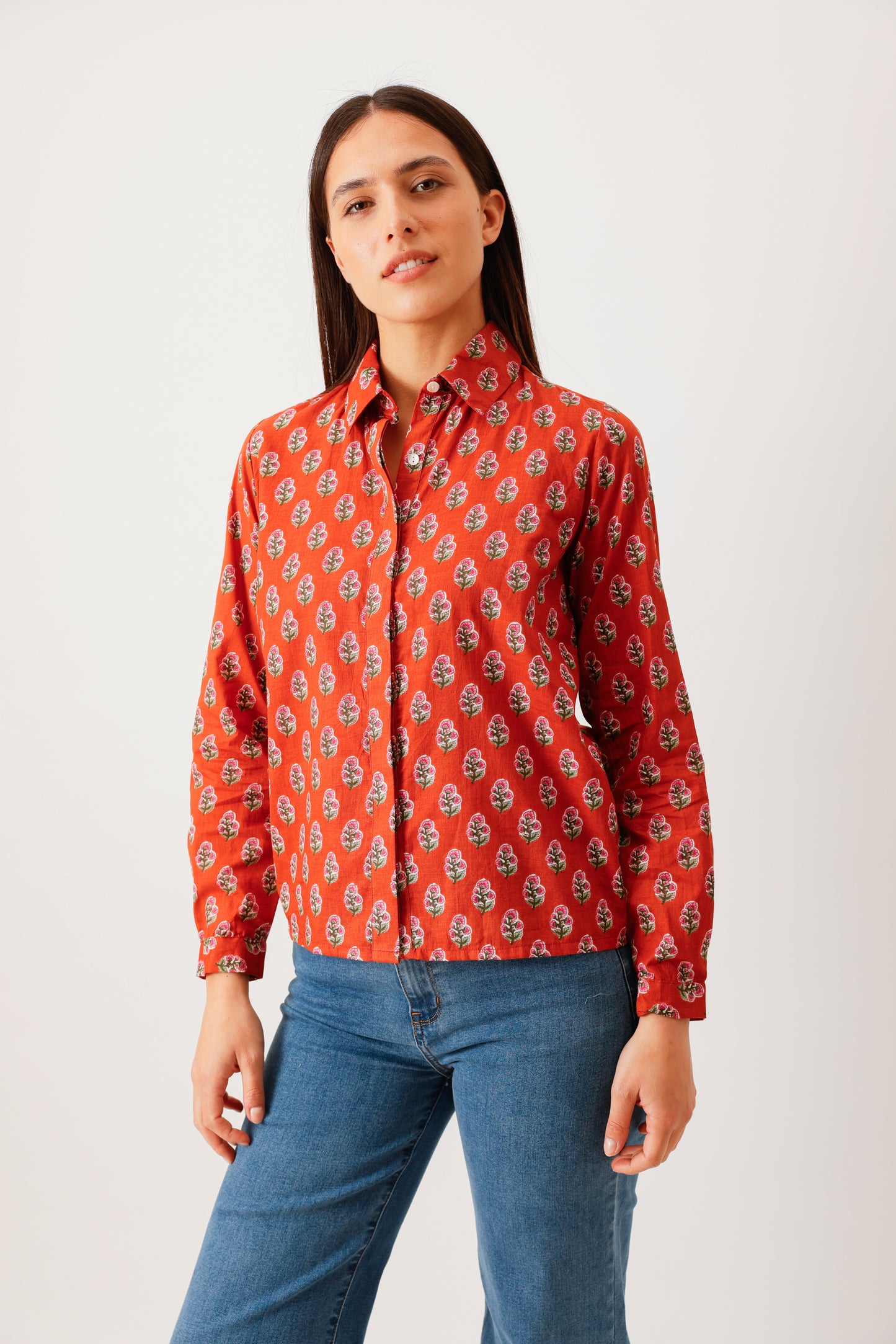 CHEMISE HIDEKI FLEUR TERRA