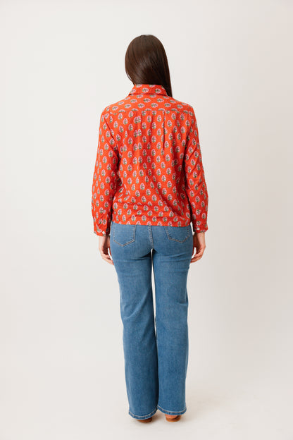 CHEMISE HIDEKI FLEUR TERRA