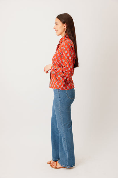 CHEMISE HIDEKI FLEUR TERRA