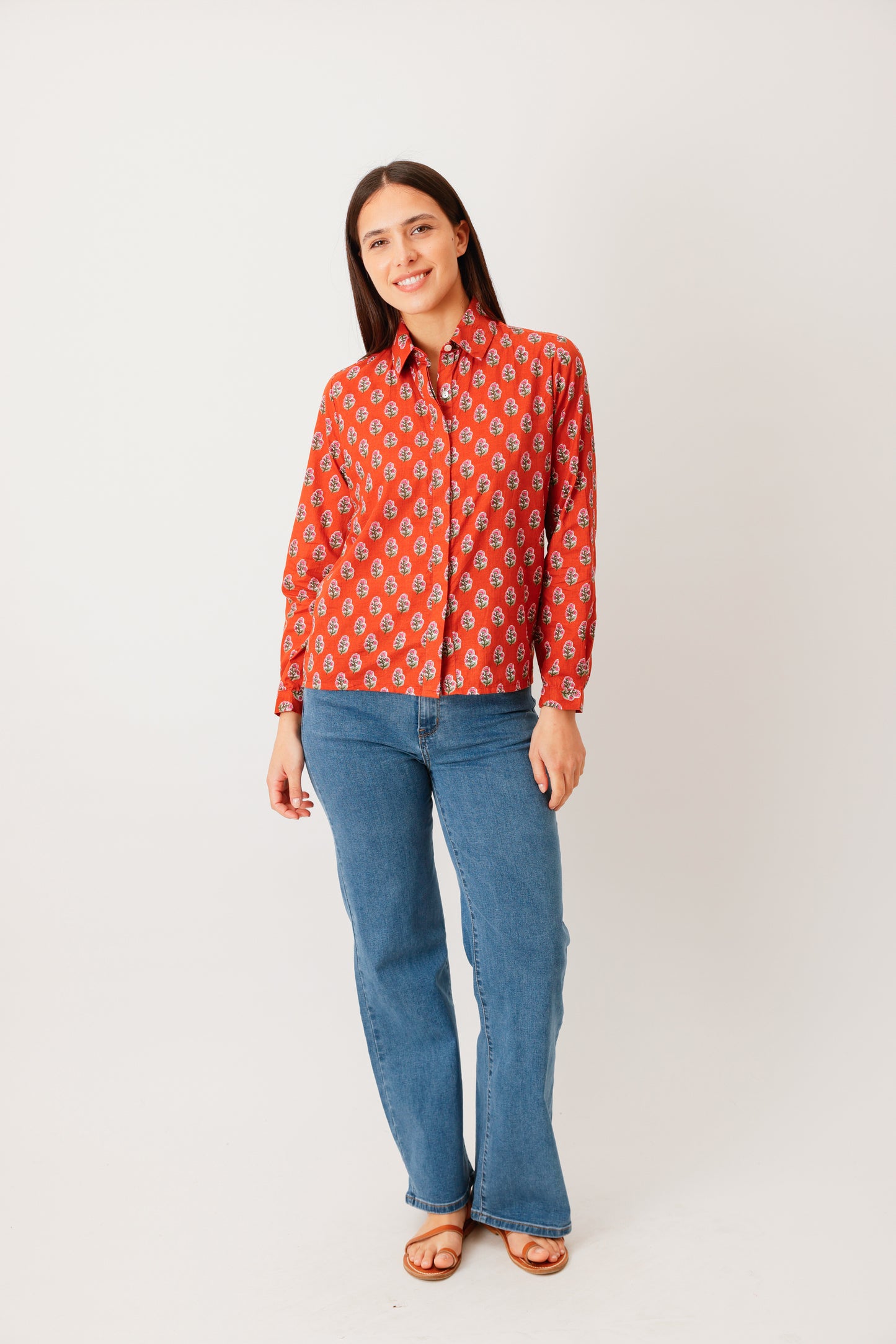 CHEMISE HIDEKI FLEUR TERRA