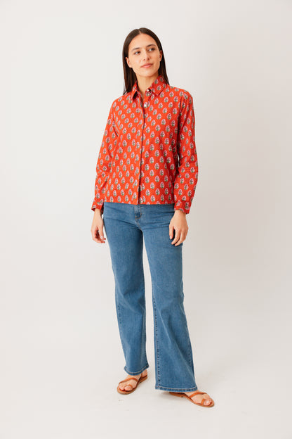 CHEMISE HIDEKI FLEUR TERRA