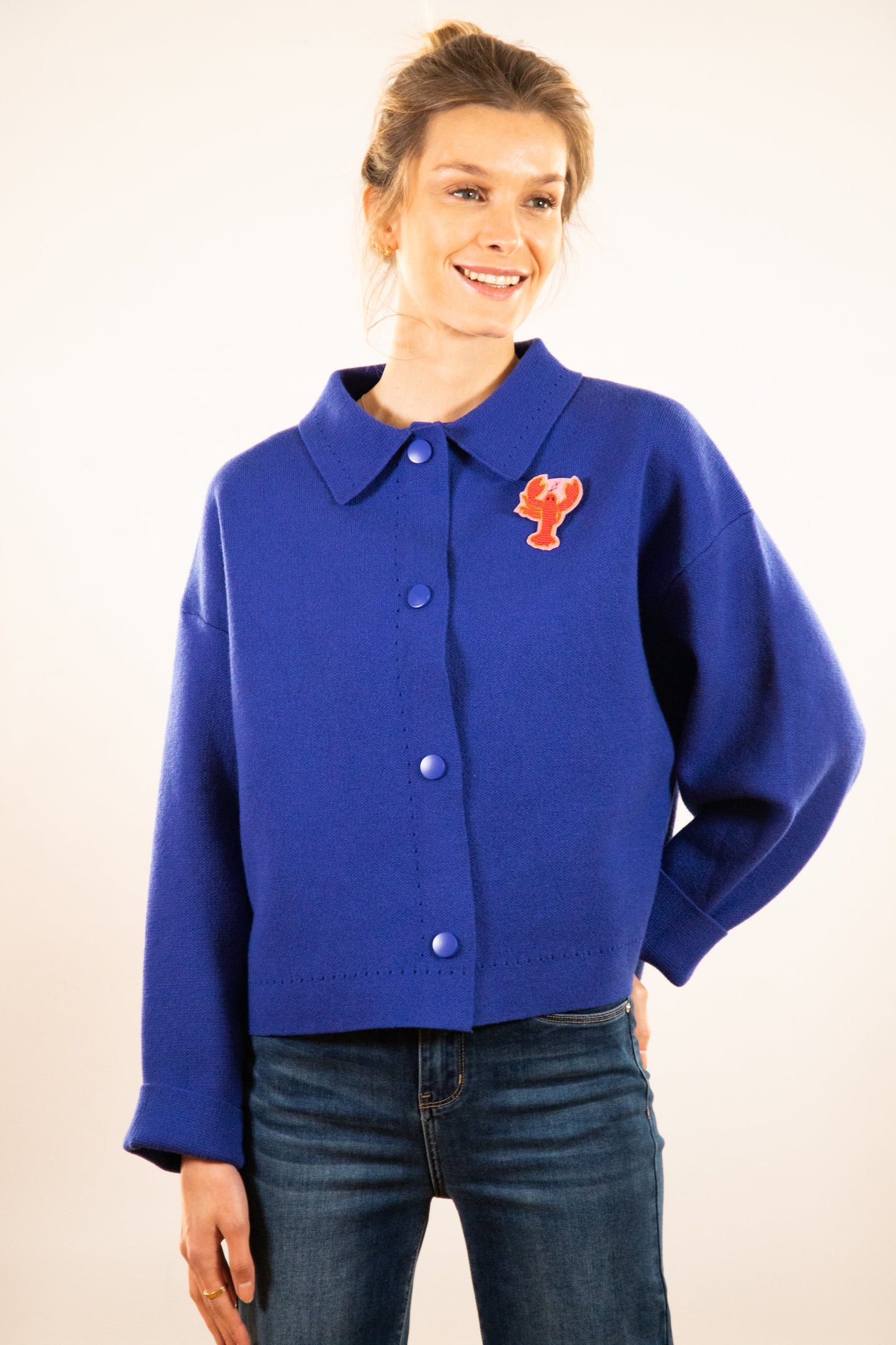 BLOUSON ALIX BLEU ROI