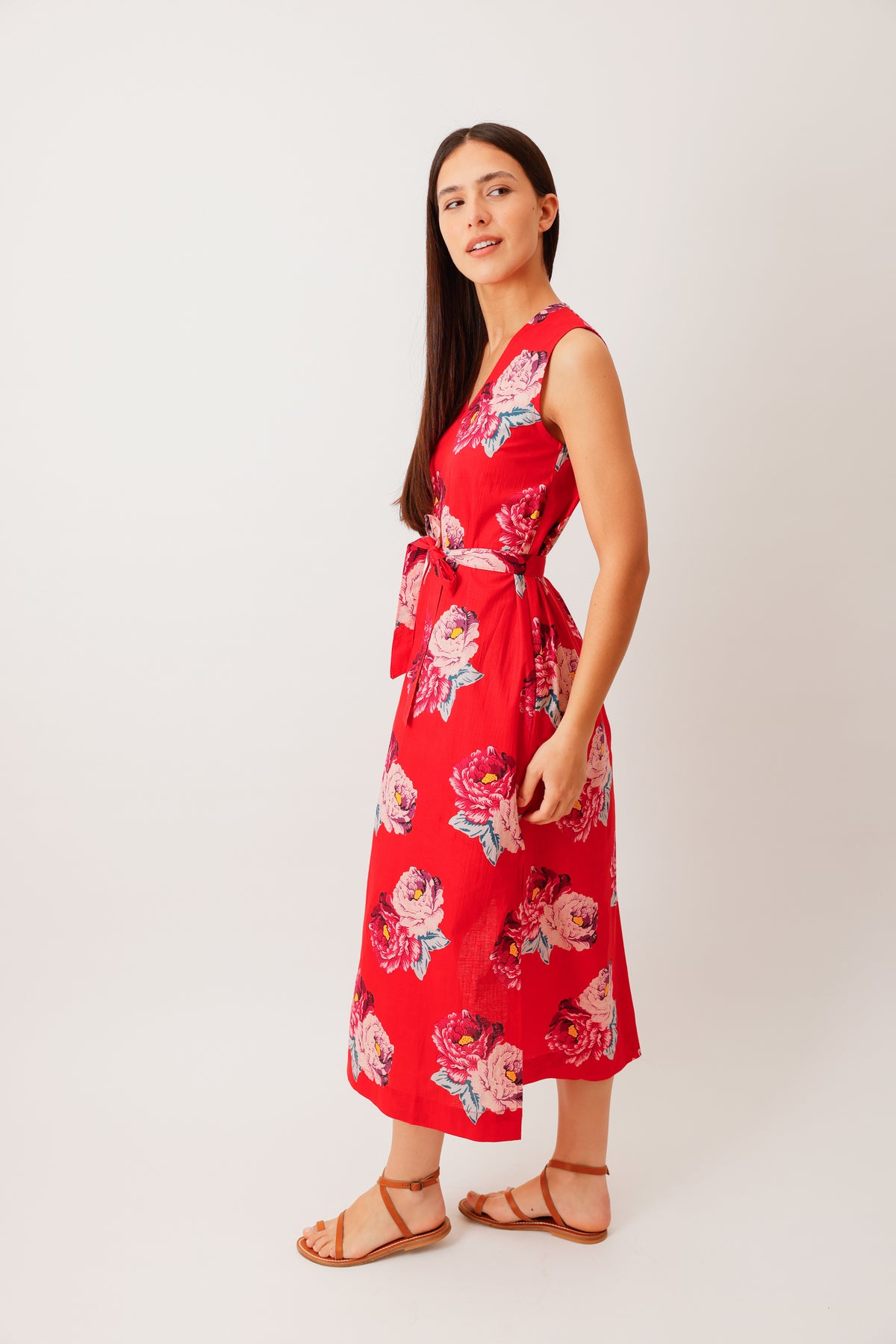 ROBE LONGUE IMPRIMÉE FLEURS