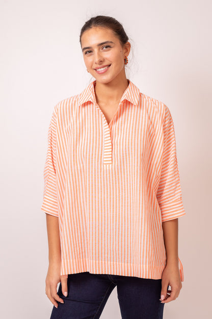 BLOUSE NOLA SEER ORANGE