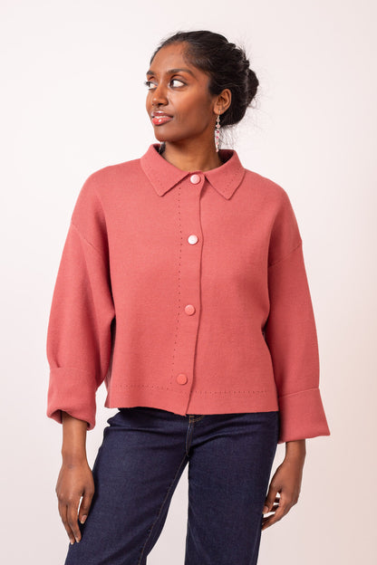 VESTE ALIX BOIS DE ROSE