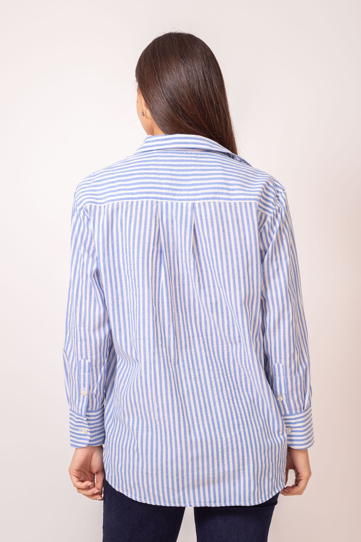 CHEMISE ANNA SEER BLEU