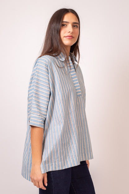 BLOUSE NOLA OSAKA BLEU