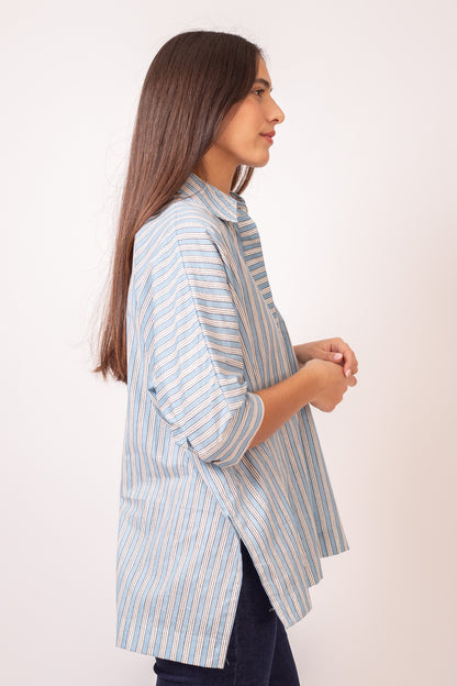 BLOUSE NOLA OSAKA BLEU