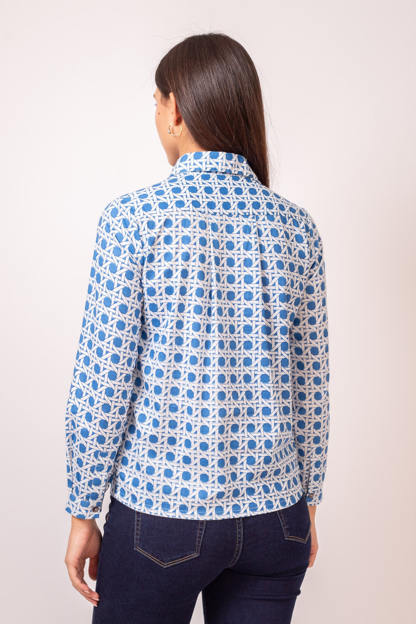 CHEMISE HIDEKI CROISY BLEU