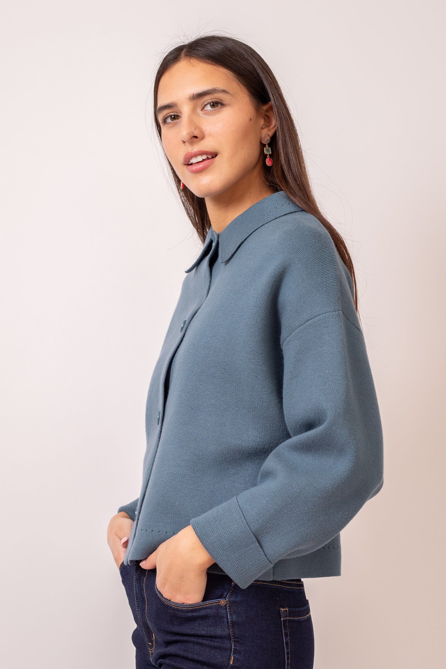 VESTE ALIX BLEU