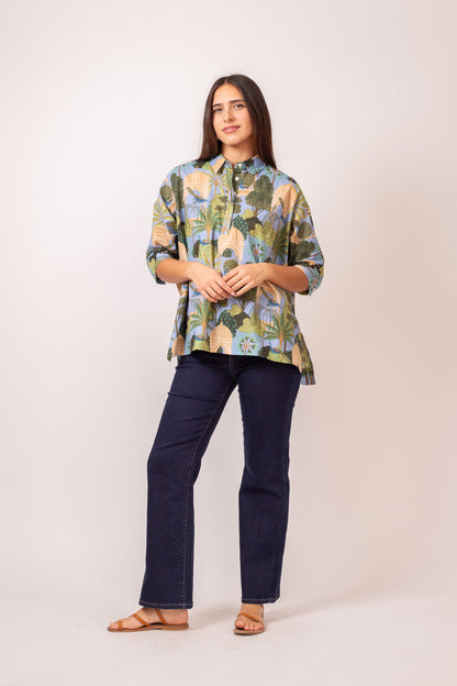 BLOUSE NOLA PALAIS BLEU