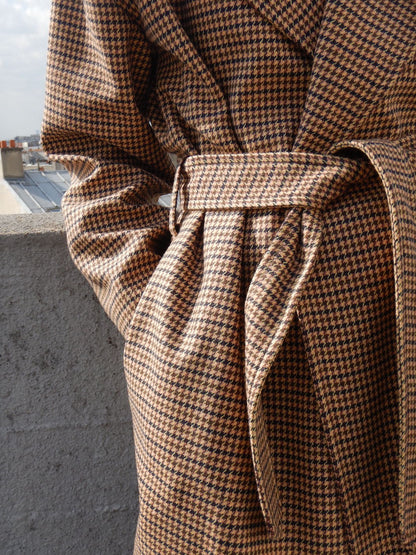 MANTEAU MIROIR TWEED ROSE