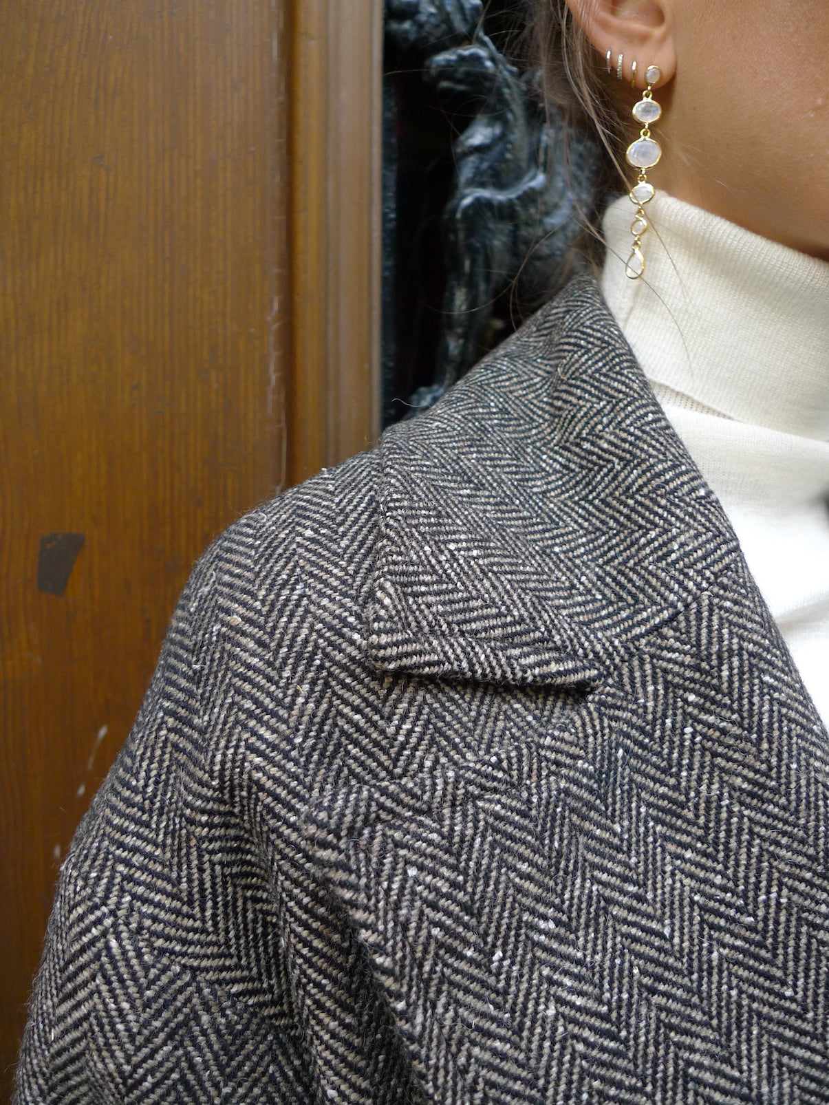 HOUNDSTOOTH MIRROR COAT