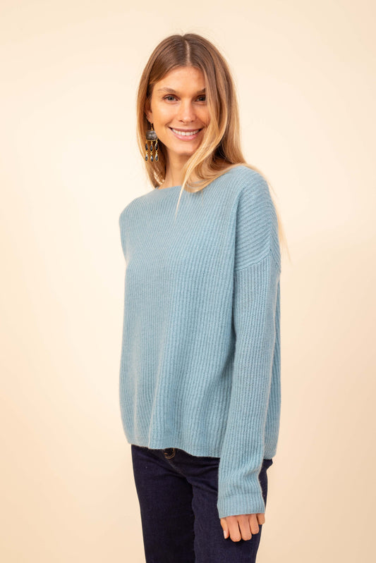 MADI AQUA SWEATER