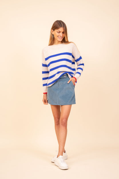 MADI STRIPED SWEATER