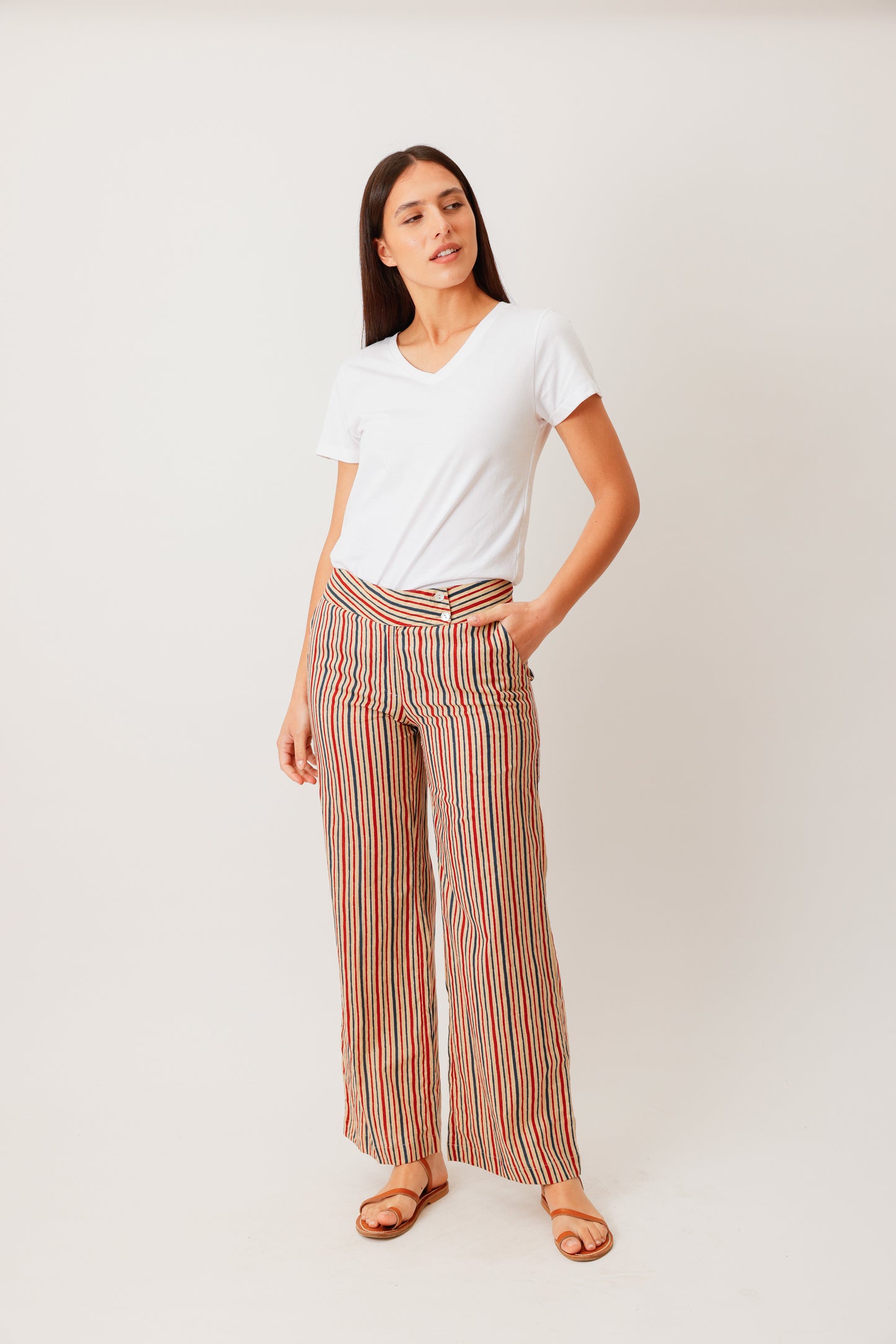 PANTALON NICE RAYURE NANCY