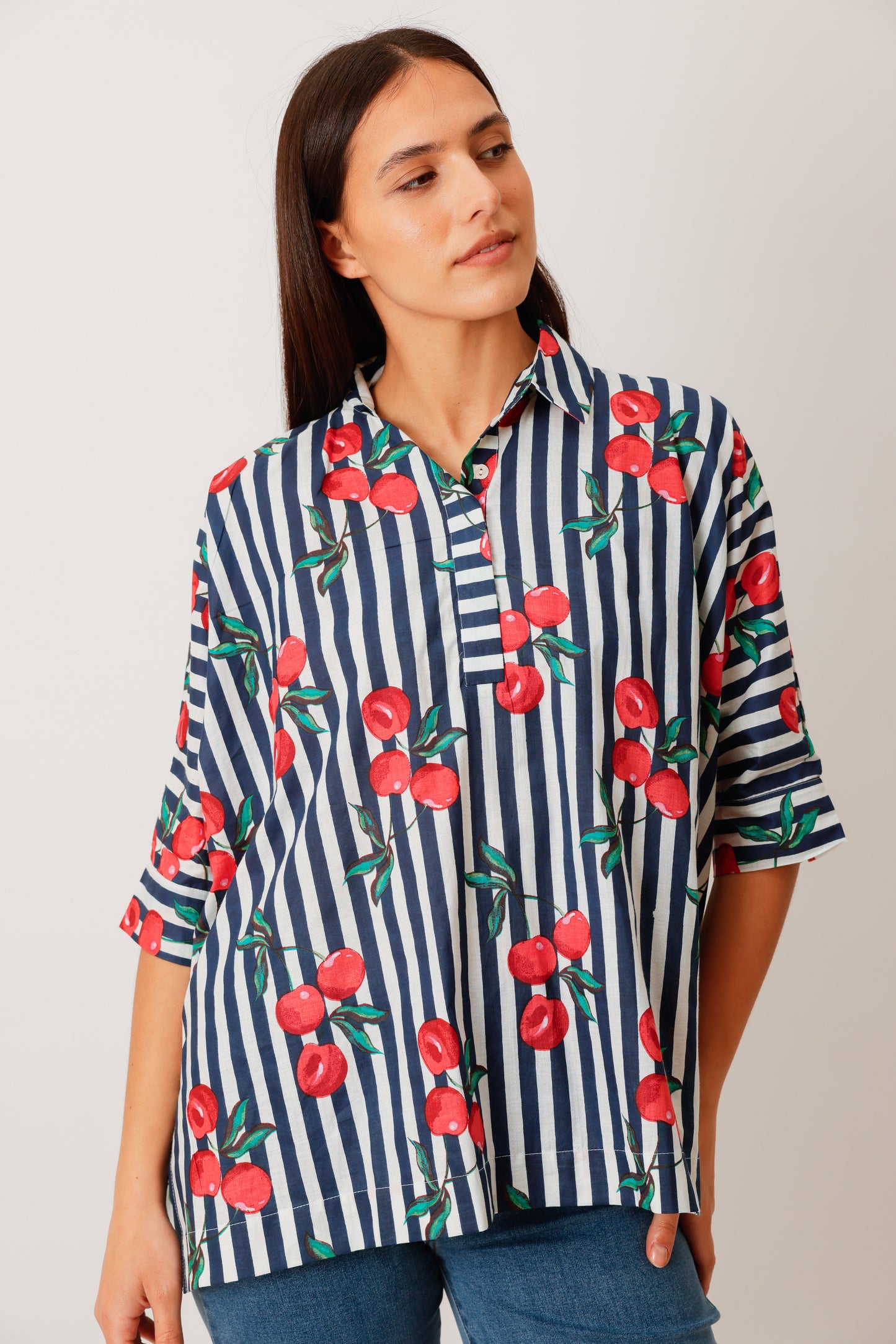 BLOUSE NOLA CERISES