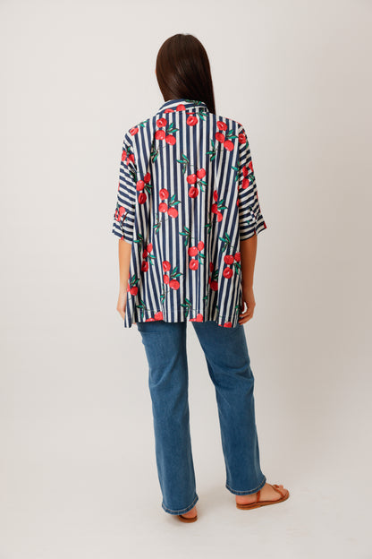 BLOUSE NOLA CERISES