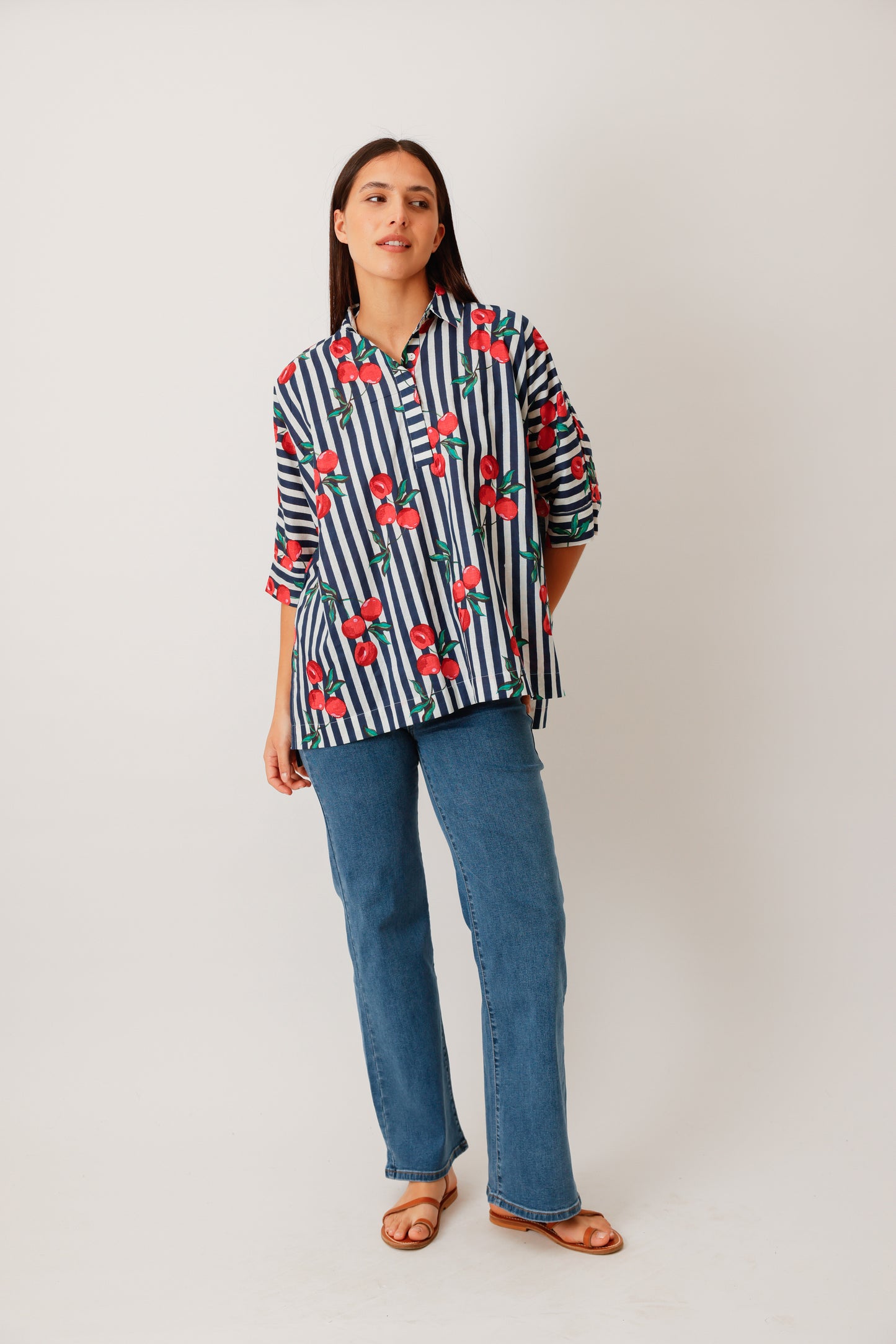 BLOUSE NOLA CERISES