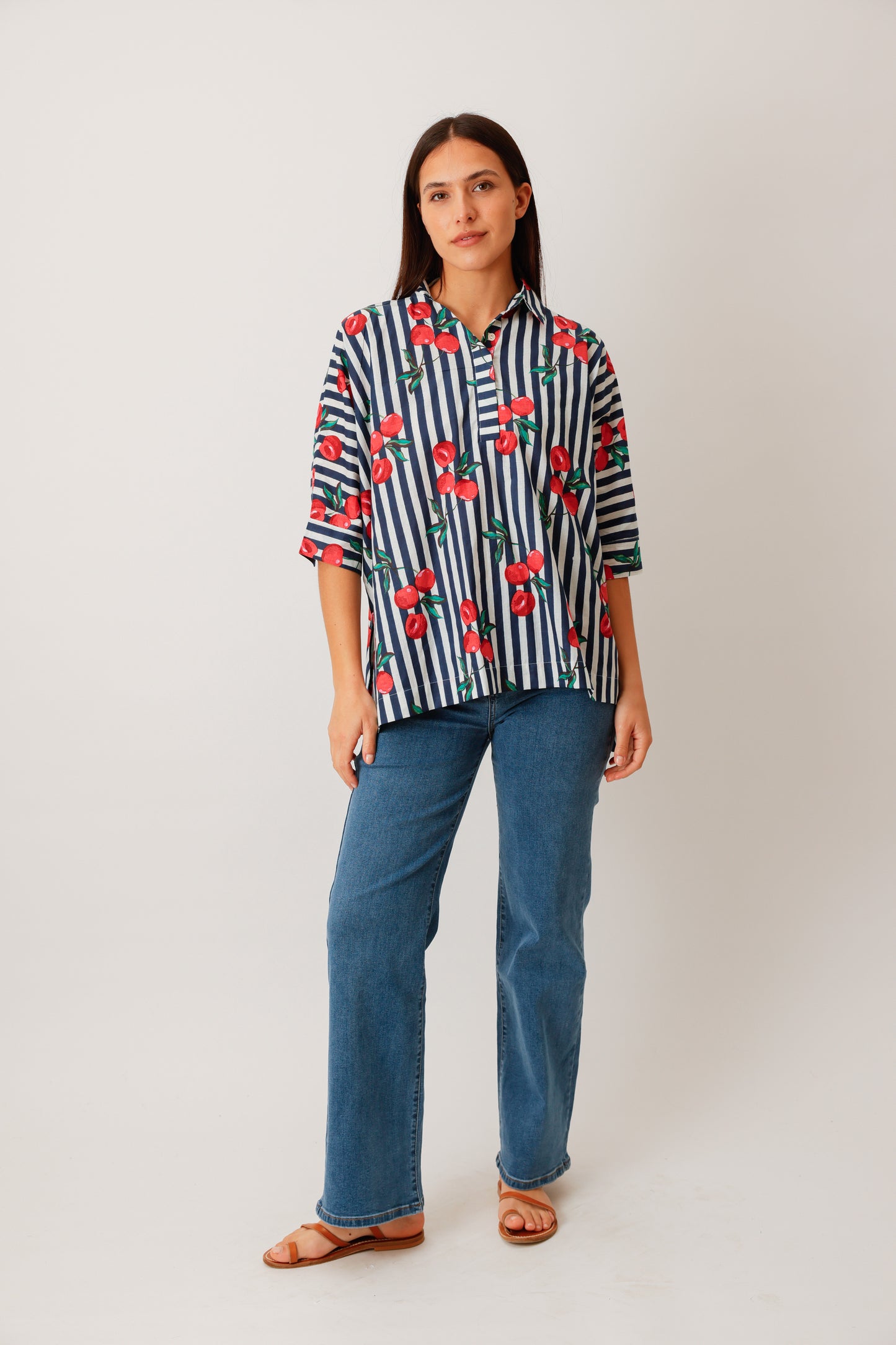BLOUSE NOLA CERISES