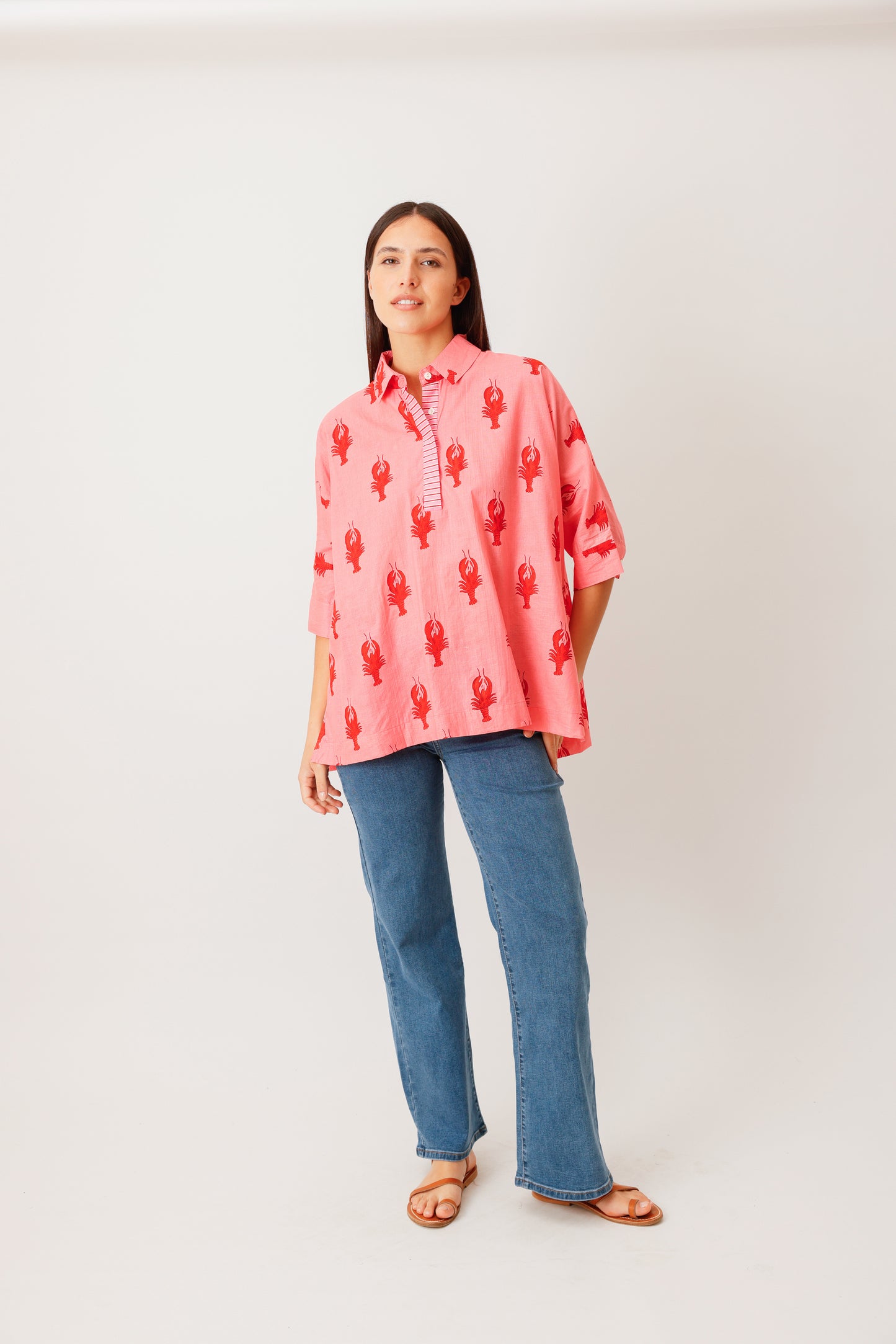 BLOUSE NOLA HOMARD ROSE