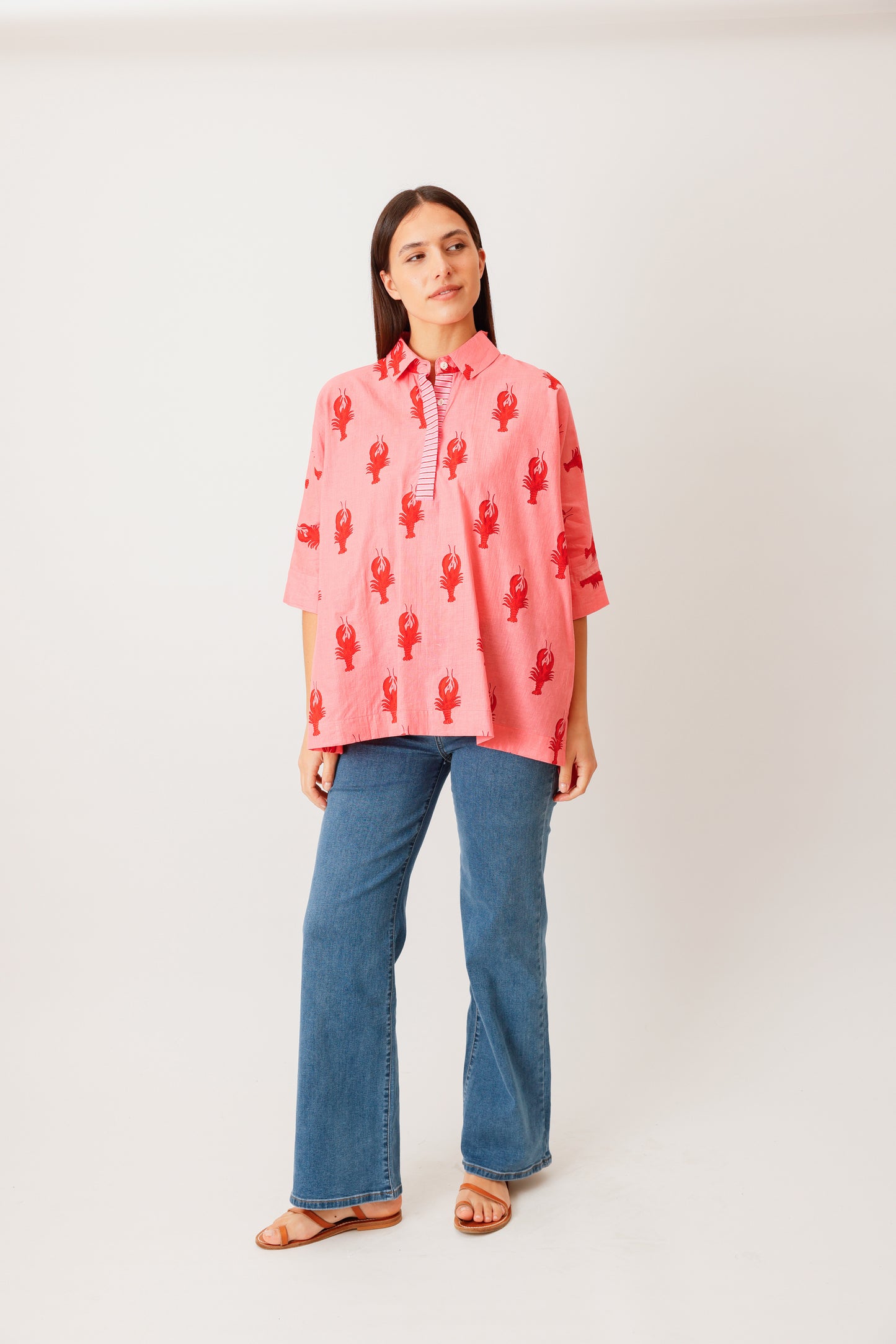 BLOUSE NOLA HOMARD ROSE