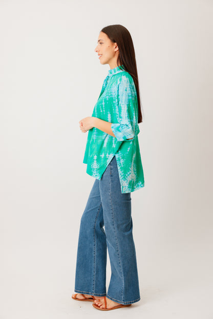 BLOUSE NOLA TYE VERT