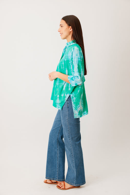 BLOUSE NOLA TYE VERT