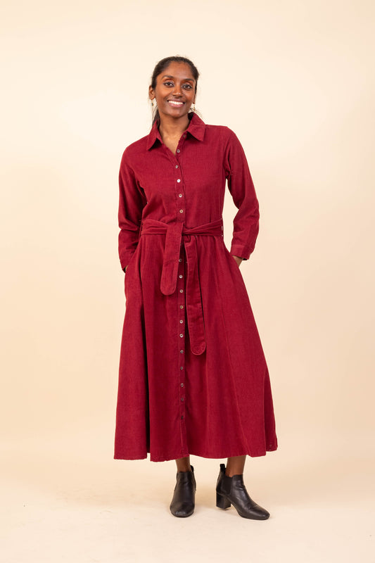 ROBE SHANTI BORDEAUX