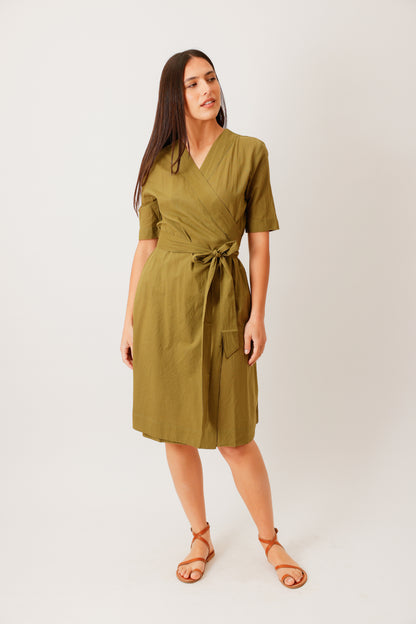ROBE WRAP KAKI