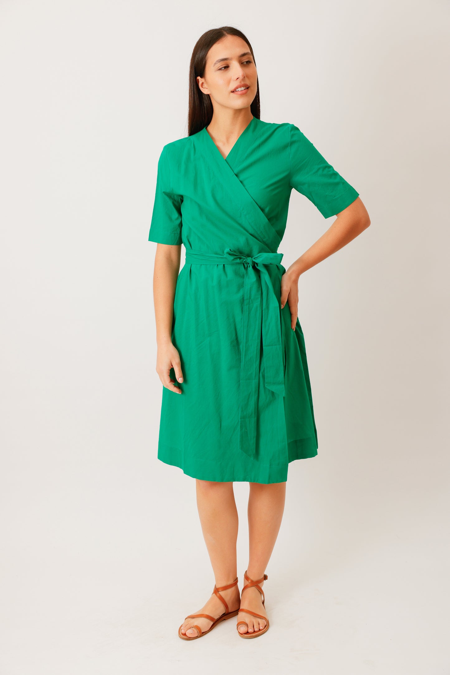 ROBE WRAP VERT VIF