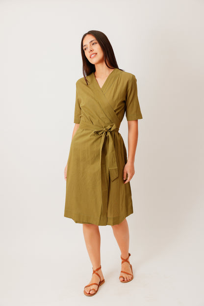 ROBE WRAP KAKI