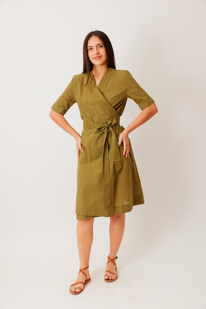 ROBE WRAP KAKI