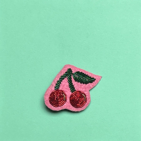 CHERRY BROOCH